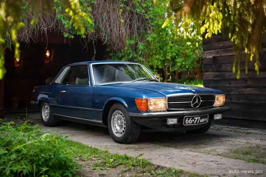 В Россию продают Mercedes-Benz 450 SLC, который принадлежал Леониду Брежневу